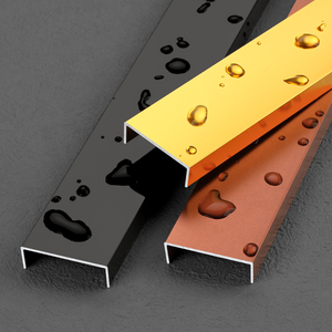 Garnitures dans les revêtements de sol Transition Bordure de porte Tapis <span class=keywords><strong>Plinthe</strong></span> Forme Seuil en aluminium Profilé métallique Réducteur de sol en aluminium - Product Image 5