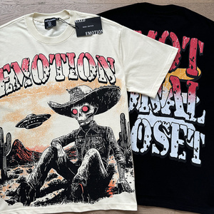 เสื้อเชิ๊ตผู้ชายเสื้อเชิ๊ตพิมพ์ลายเสื้อยืดแขนสั้นสำหรับผู้ชายผ้าฝ้าย100% ไฮสตรีทอันสมัย - Product Image 4