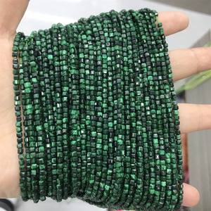 Perles carrées en forme de <span class=keywords><strong>sucre</strong></span> de 2-3 mm, vente en gros, pierres naturelles, grains carrés, petites perles pour bracelet, collier, bijoux - Product Image 6