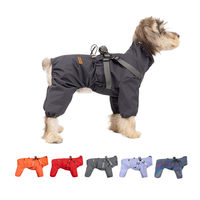 Vêtement de Pluie Imperméable pour Chien avec Harnais, Combinaison Intégrale 4 Pattes Réfléchissante pour Petits et Grands Chiens, Vente en Gros B2B