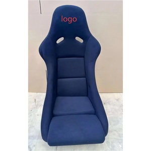 Asientos de Competición Recaro Personalizados en Azul Gamuza con Rieles Individuales - Product Image 2