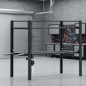 液压四柱式汽车升降机三重堆叠式停车设备，方便室内室外停车 - Product Image 1