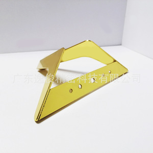 <b>Gold</b> V-Shaped Cabinet Legs Zinc Alloy Heavy Duty <b>Sofa</b> Furniture Support Living Room Industrial Design - Product Image 4
