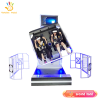 Segunda mano VR Gaming Park Equipment 9D VR Cinema Machine Juego de realidad virtual 360 Simulador de vuelo