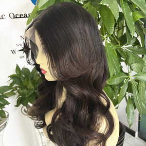 Perruque à dentelle frontale O Fly Hair, vente chaude, base en soie, cheveux humains lisses, 1 pièce, perruques pour femmes, cheveux brésiliens - Product Image 3
