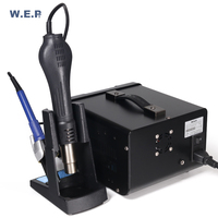 Fer à souder à air chaud WEP 853D 5A-II avec alimentation CC, station de retravail BGA 3 en 1, machine à souder