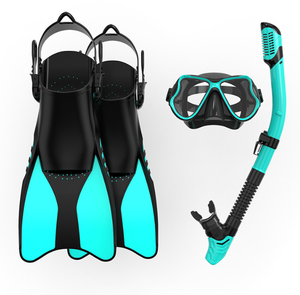 WL Scs5201 - Juego de Snorkel de Tres Piezas para Deportes Acuáticos al Aire Libre, Aletas de Natación Profesionales, Gafas de Buceo y Tubo de Respiración - Product Image 4