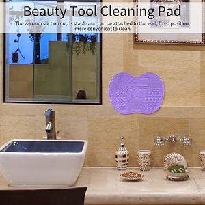 Almohadilla limpiadora de silicona Cepillo de maquillaje Estera de limpieza Herramientas de maquillaje Limpiador Cepillo de maquillaje Almohadilla de limpieza - Product Image 3