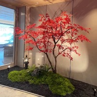 Arbre Bonsaï Artificiel en Pot en Plastique Décoration Intérieure Palmier pour Diwali Thanksgiving Ramadan Remise de Diplôme Saint-Valentin Fête des Pères