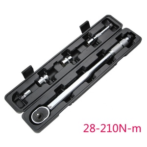 Jeu de clés dynamométriques 5 pièces 1/2" 28-210 Nm 10-150 FT.LB avec rallonge et douilles plates, kit d'outils de réparation automobile 5 pièces 1/2 pouce - Product Image 3