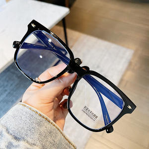 Nuevas gafas con montura cuadrada anti luz azul para mujer, montura grande TR90, lentes con protección UV, para miopía. - Product Image 3