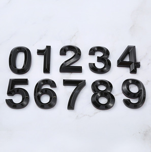 Autocollants d'emblème de lettres de voiture d'alphabet chromé personnalisés pour lettres de <span class=keywords><strong>plaque</strong></span> d'<span class=keywords><strong>immatriculation</strong></span> - Product Image 3