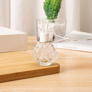 Rỗng trắng 8ml 10ml thủy tinh xe làm mát không khí chai nước hoa hương thơm xe khuếch tán chai với Vent clip và sậy khuếch tán thanh - Product Image 4