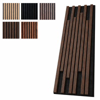 Panneaux acoustiques Moeden Decor en chêne Akupanels, panneaux absorbants pour plafond, panneaux muraux en placage de noyer, panneaux acoustiques blancs en MDF
