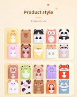 Mini Cuaderno Personalizado con Forma de Dibujo Animado, Diseño de Alta Calidad, Cubierta de Papel, Encuadernación Cosida, Regalo Perfecto para Primaria