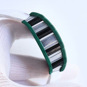 Montre de sport pour hommes, série 2102, classique, de luxe, de créateur, en forme de barre, vert foncé, avec tourbillon et réserve de marche - Product Image 5