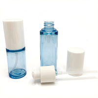 Flacon pompe airless de voyage 30ml 50ml en PET rechargeable pour sérum et parfum – Emballage cosmétique portable