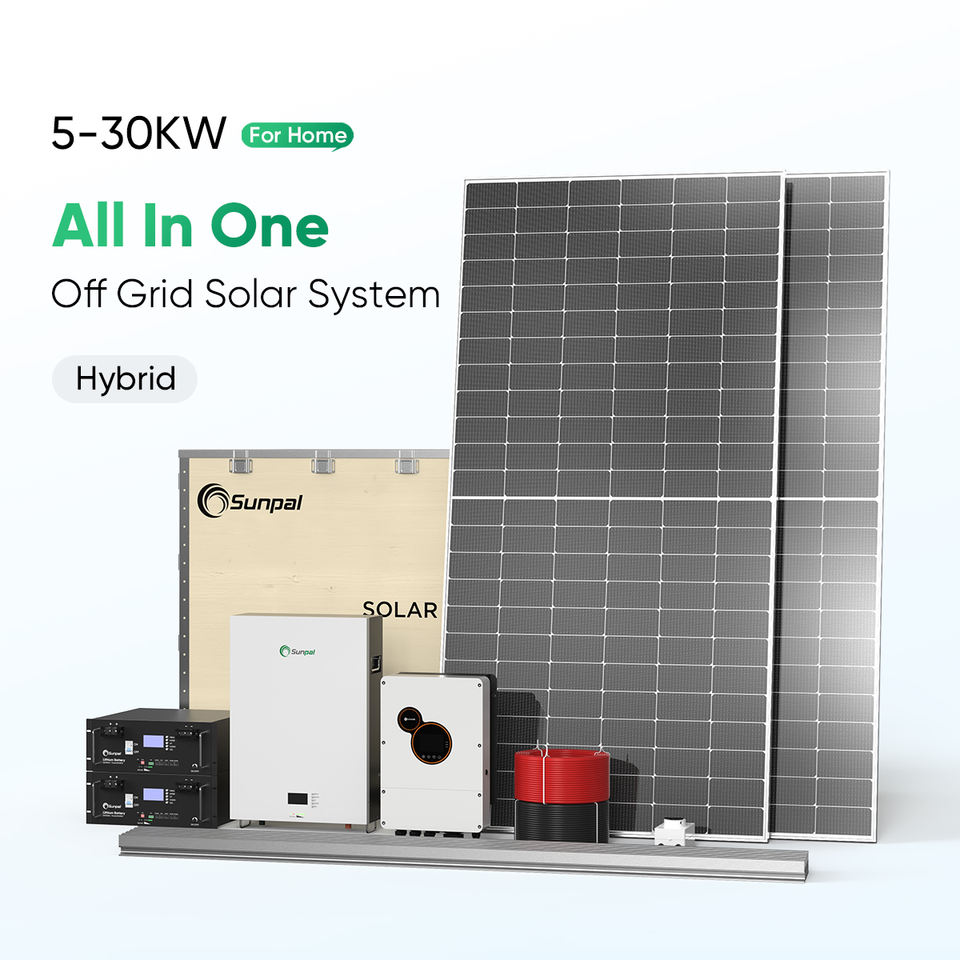 Sunpal Industrial Complete Solar Energy System Hybrid 10Kw 15Kw 15 Kw ...