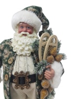 15 Zoll Weihnachtsmann Weihnachtsdekoration Ornament Figur - Umweltfreundliches Maßgefertigtes Stoff-Feiertagsgeschenk Fabrik-Großhandel