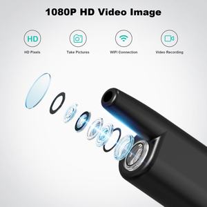 Nettoyeur d'oreilles électrique portable 2MP HD 1080P avec réservoir d'eau de 200 ml pour l'élimination du cérumen - Product Image 4