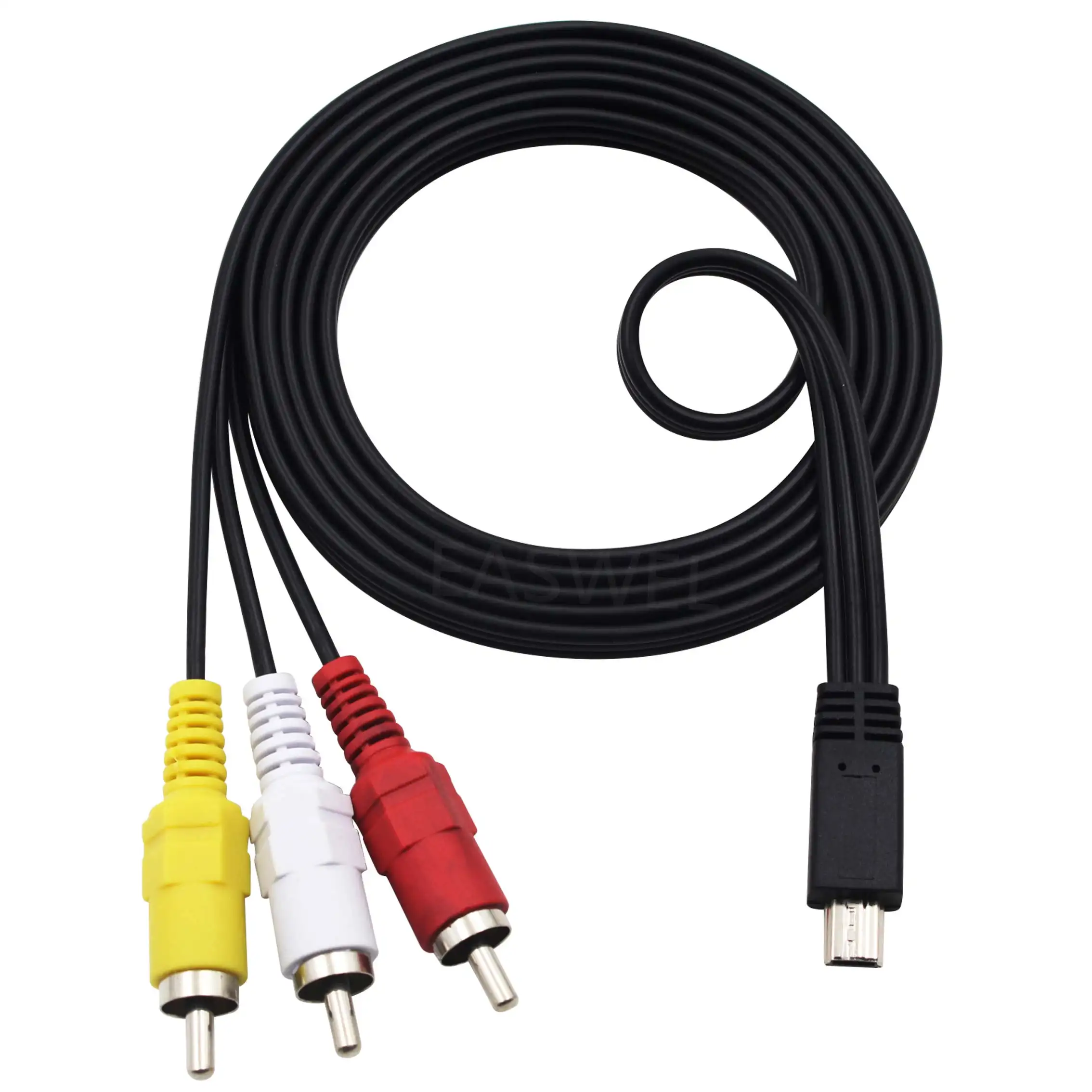 미니 USB 3 RCA AV 오디오 비디오 케이블 디지털 카메라