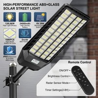 Lámpara Solar LED de 48 Luces de Brillo Superior, Grado Profesional, para Iluminación de Seguridad en Exteriores, para Calles Públicas
