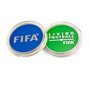 Pièce de monnaie de tirage au sort pour le football, pièce de monnaie de tirage au sort portable pour l'entraînement au football, pièce de monnaie de tirage au sort pour arbitre de match, outil de tirage au sort pour le football - Product Image 4