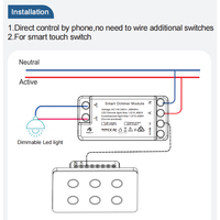 Tuya WiFi Zigbee UK AU US Standard gradateur intelligent 4 gangs tactile applique murale 220V verre trempé Alexa interrupteurs à distance