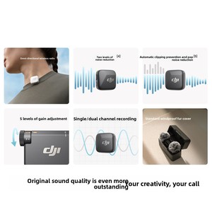 Microphone Lavalier sans Fil DJI Mic Mini à Réduction de Bruit <span class=keywords><strong>pour</strong></span> Connecteurs Type-C/Lightning/3,5 mm, 120 dB SPL Max <span class=keywords><strong>pour</strong></span> Mobile - Product Image 4