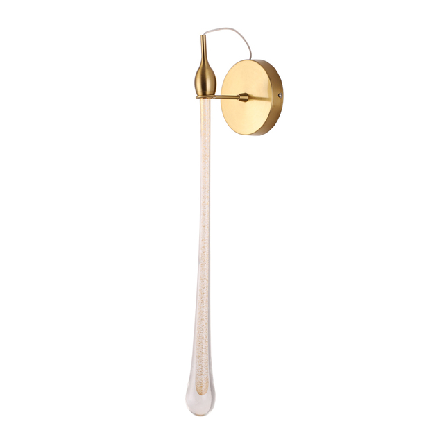 Modern Wall Lamp Hotel Luxury Wall Lamp Metal Gold Wall Lampled Nordic Style Led Linear Light Lamp