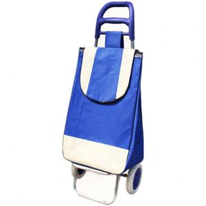 Sac de courses réutilisable et écologique pour supermarché, imperméable, en tissu Oxford, avec roulettes - Product Image 2