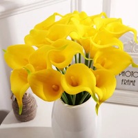 Fleurs artificielles de lys calla en soie délicates et douces, faites à la main, pour les décorations de mariage, de Pâques, de remise de diplôme, de Noël, de rentrée scolaire et de la maison