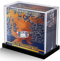 Boîte de rangement en acrylique pour cartes personnalisées Elite Trainer Box (ETB) – Vente en gros (cartes non incluses)