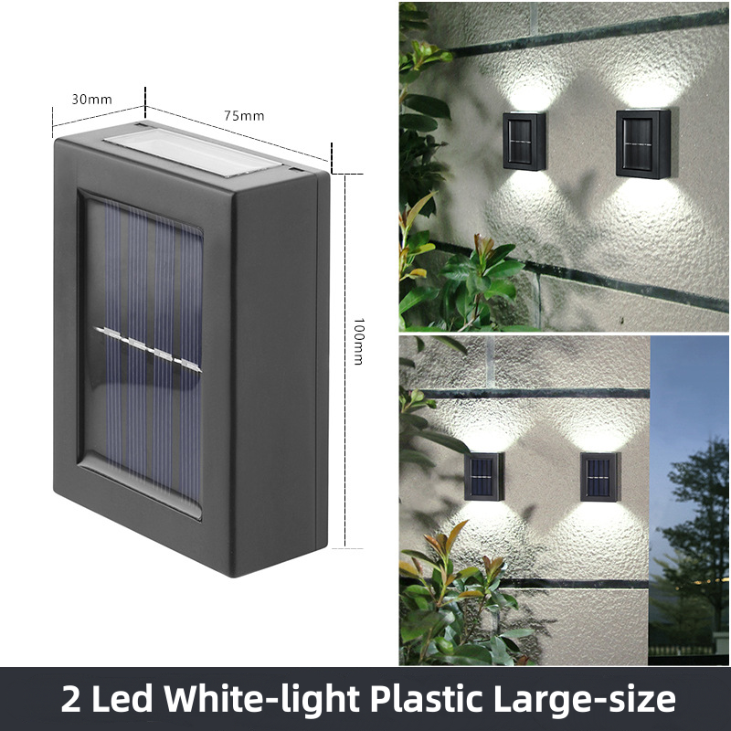 2 Led White-light Plastic Large-size