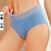 Sous-vêtements Menstruels Culotte Menstruelle Lavable Menstruation Dentelle Ceinture Haute Absorption Culotte Période Culotte pour Femmes