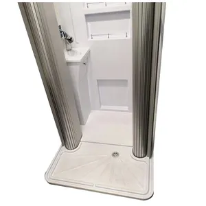 ABS PVC RV Schiebetür Rolltor für Badezimmers chrank rechts Anhänger Rollladen Rollladen Kit Tür