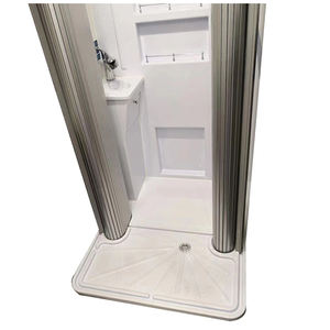 Porte coulissante ABS PVC pour caravane, porte à volets roulants pour armoire de salle de bain, kit de volets roulants pour <span class=keywords><strong>remorque</strong></span>, porte à volets roulants - Product Image 1