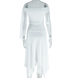 HANO <span class=keywords><strong>Sexy</strong></span> con spalle scoperte in due pezzi set da <span class=keywords><strong>donna</strong></span> Casual gonne Modulare abiti - Product Image 6