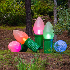 รูปปั้นไฟเบอร์กลาสขนาดใหญ่ปรับแต่งสำหรับตกแต่งวันหยุดรูปปั้นอมยิ้ม - Product Image 3