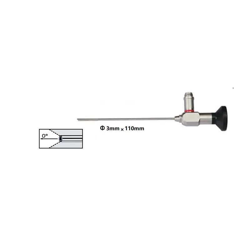 Instruments chirurgicaux 4mm 0 degrés ent endoscope rigide