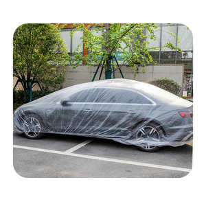 Funda Impermeable y Antipolvo para Coche, Elástica, Fácil de Ajustar, para Viajes, de Plástico - Product Image 3