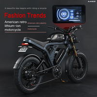 Vélo Électrique AKEZ Kingkong 1500W 52V 55Ah en Alliage d'Aluminium pour Adultes, Pneus Larges, Stock USA, Entrepôt Local Américain, E-bike Haute Vitesse pour la Route