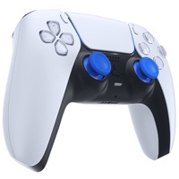 Manettes analogiques bleues antidérapantes de remplacement personnalisées pour PS5, accessoires pour manettes Dual Sense PS5