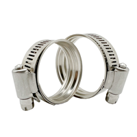 Collier de serrage pour tuyau d'eau de turbine automobile en acier inoxydable réglable, étanche, de haute qualité, vente directe du fabricant britannique