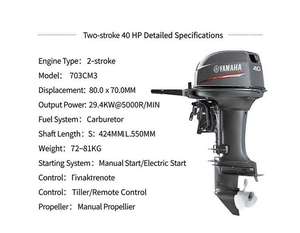 Heißer Verkauf Yamaha Enduro 2-Takt 40 PS Pinne Langwellen-Boots motor Benzin 40 PS Außenbordmotor - Product Image 6