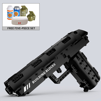 Pistolet à élastiques W12 de la Seconde Guerre mondiale, jouet militaire pour enfants et adultes, idéal pour les fêtes en plein air et les blocs de construction