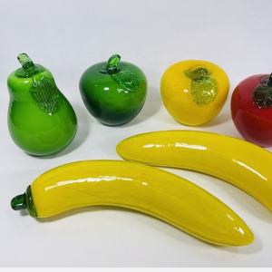 Decorativo antico vetro di <span class=keywords><strong>murano</strong></span> pera frutta artigianato centrotavola matrimonio rana - Product Image 6