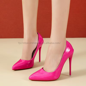 Vente directe d'usine, chaussures à talons hauts pour femmes, chaussures à talons hauts pour femmes, tailles 35-44-45, chaussures simples. Escarpins à talons de 12 cm - Product Image 3