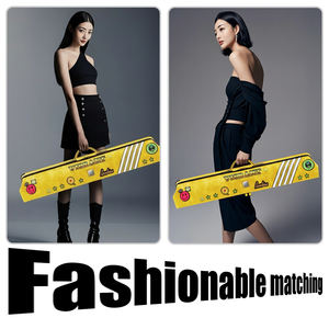 VIBRANT bleu résistance aux chocs 4*3 trous 88x14x12cm étui de queue de billard en cuir PU 1/2 boîte à tiges personnalisable - Product Image 4