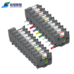 Kompatibles Ersatz-TZE-231/TZE-<span class=keywords><strong>431</strong></span>/TZE-531/TZE-631 <span class=keywords><strong>TZ</strong></span>-Band 12mm 0,47 Zoll Laminiert Schwarz & Weiß für Etikettendrucker - Product Image 1